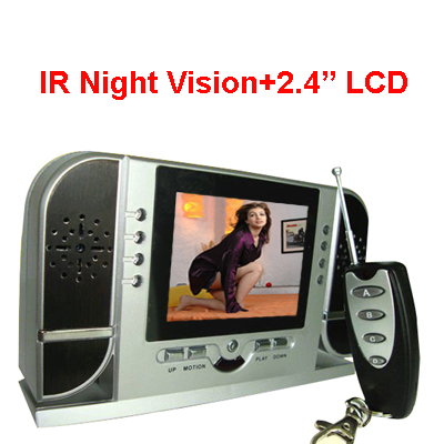 Spy Night Vision Table Clock Camera In Madhepura